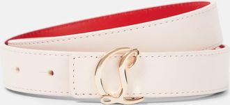 Christian Louboutin CL Logo leather belt