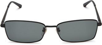 Furla Zonnebril Zwart/grijs/groen