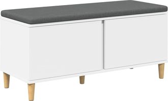 vidaXL Banco De Entrada 100 X 38 X 46 Cm Madera Ingenierizada Y Tela Vidaxl