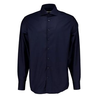 John Miller Lange Mouw Overhemden - Heren - Casual Overhemden - Blauw - 4XL - Overhemden