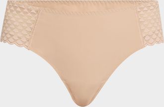 Simone P&eacute;r&egrave;le Subtile Low-Cut Microfiber & Lace Boyshorts