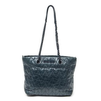 Miu Miu Pre-owned Womens Chain Zip Tote Shoulder bag - Teal - One Size