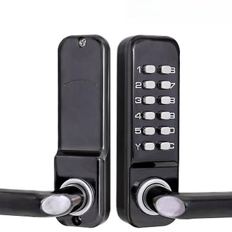 OEM Cerradura Mec&aacute;nica De Combinaci&oacute;n De 1 A 11 D&iacute;gitos, Impermeable, Negra, Resistente A La Intemperie, Para Puertas Y Armarios Exteriores - Ulisem