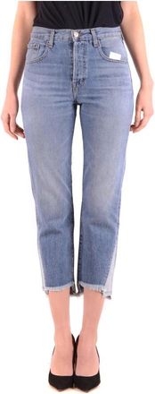 J Brand Jeans - Dames - Cropped Jeans - Blauw - W25 - Denim - Jeans