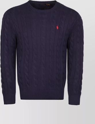 Polo Ralph Lauren cable-knit cotton crewneck jumper