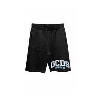 GCDS Casual Shorts, male, Black, Size: 2XL Logo Lounge Sweatshorts