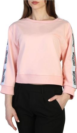 Moschino Cotton Blend Sweatshirt with 3/4 Sleeves