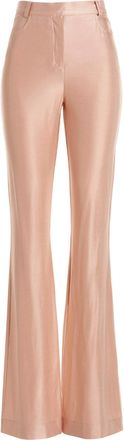パンツ ALEXANDRE VAUTHIER Shiny stretch pants Pink Alexandre Vauthier Pink Shiny Stretch Pants | ModeSens
