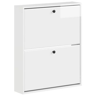 vidaXL Armario De Zapatos Montado En La Pared Breda 71 X 17 X 86 Cm Vidaxl