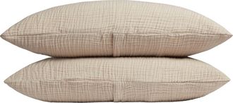 Parachute Set of 2 Cloud Organic Cotton Gauze Shams in Natural at Nordstrom, Size Standard