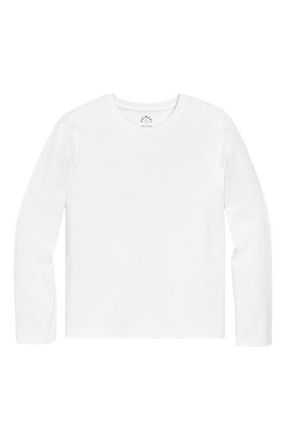 primary Womens Fit Long Sleeve Everyday Tee in White at Nordstrom, Size Xx-Large