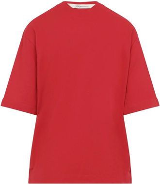 Jacquemus Ventadou T-Shirt - Dames - T-shirts - Rood - M - Katoen - Tops