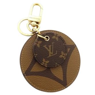 Louis Vuitton Pre-owned Accessories, female, Brown, Size: ONE SIZE Pre-owned Canvas Keyring