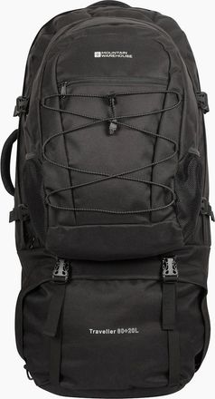 Mountain Warehouse Womens Mountain Warehouse Traveller 100L Backpack - Black - Size: ONE size