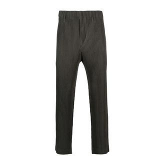 Issey Miyake Heren, Broeken, Groen, Maat: L Poliester