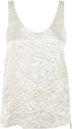 Lanvin Chalk Tank Top - Dames - Tops zonder mouwen - Beige - XS - Tops
