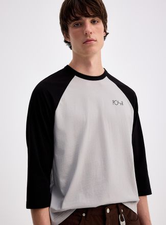 Polar Skate Co. Mens 3/4 sleeve two-tone raglan T-shirt Slim fit