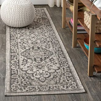 Jonathan Y Designs Rozetta Boho Medallion Textured Weave Indoor/Outdoor Area Rug