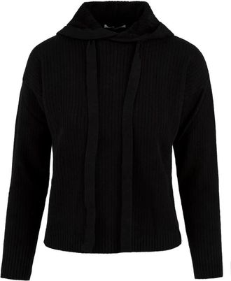 Hinnominate Hnw 1096 Hooded Sweater - Dames - Hoodies - Zwart - M - Hoodies & sweatvesten