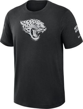 Nike Jacksonville Jaguars Salute to Service Slub Nike Mens Dri-FIT NFL T-Shirt in Black | 34900AA2F-AEG