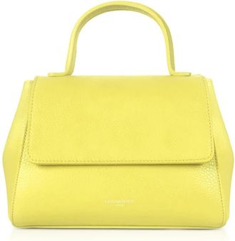 Le Parmentier Handbags - Dames - Handtassen - Geel - ONE Size - Leer - Tassen