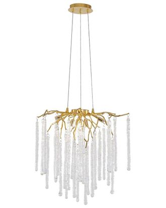 Bethel International 23In Aluminum Chandelier