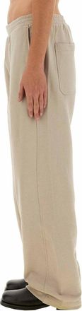 Helmut Lang Organic Cotton Zip-Detail Joggers - Gray