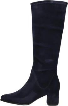 Peter Kaiser Blauwe Hoge Laarzen voor Stijlvolle Herfst/Winter - Dames - Laarzen met Hak - Blauw - 38 EU - Wol - Schoenen