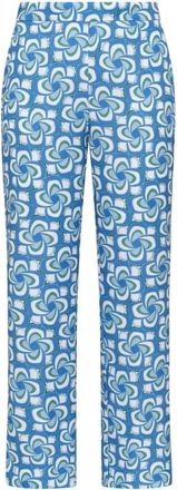 Maliparmi Maliparmi, Broeken, Dames, Blauw, XS, Polyester, Moulin&egrave; Cady Broeken