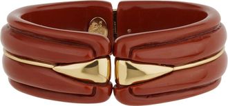 Gas Bijoux Ecume Gold Plated And Acetate Bracelet