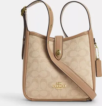 Coach Hadley Mini Crossbody Bag With Signature Canvas