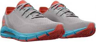 Under Armour Womens Hovr Sonic 5 Shoes In Halo Grey Fresco Blue