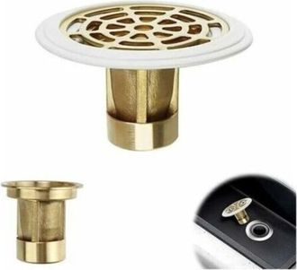 OEM Tap&oacute;n De Ducha De Cobre A Prueba De Olores Para Orificios De 27 A 55 Mm De Di&aacute;metro: Dile Adi&oacute;s A Los Olores Desagradables En Tu Ba&ntilde;o Con Este Innovad