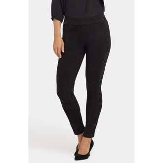 NYDJ Faux Suede Leggings in Black at Nordstrom Rack, Size 18 (Similar To 14W)