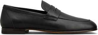 Tod's Black Leather Loafers