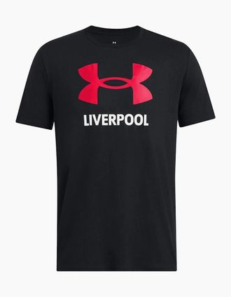 Under Armour Mens Liverpool Crew Neck Short Sleeve Jersey T-Shirt - Black - Size: 38