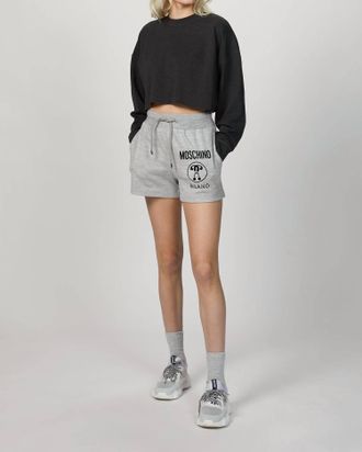 WeWoreWhat Cropped Sweatshirt In Black