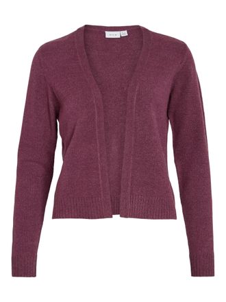 Vila Womens Viril Short L/S Knit Cardigan Noos Cardigan, FIG, S
