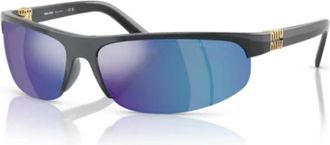 Miu Miu Stijlvol A02S Mode Accessoire - unisex - Zonnebrillen - Blauw - ONE Size - Accessoires