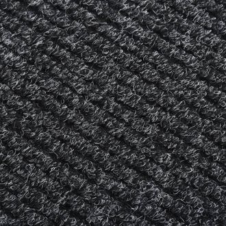 Berkfield Home Dirt Trapper Carpet Runner 100x450 cm Anthracite in Dark Grey | Size: 100 cm diameter