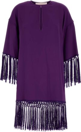 Valentino Garavani Purple Cady Dress