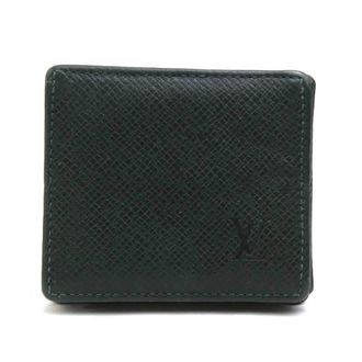 Louis Vuitton Dark Green Taiga Leather Coin Purse/Coin Case (Pre-Owned)