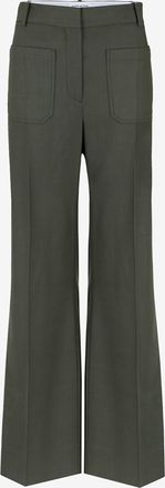 Victoria Beckham Gerade Beinform Hose aus Serge Alina