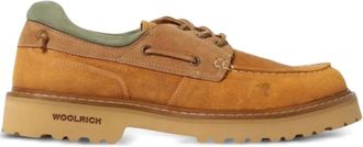 Woolrich Mocassini da barca Rock in pelle scamosciata - Marrone
