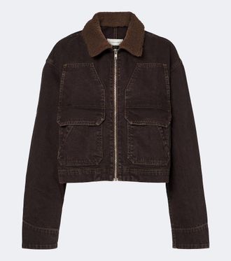 Slvrlake Denim Chaqueta Atlas Worker de denim con borrego