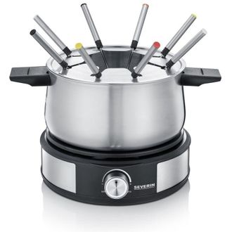 Severin Combinaci&oacute;n Fondue-crepera Severin Fo 2471 - 1500 W Acero Inoxidable / Negro
