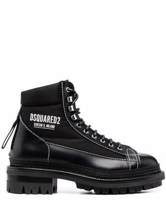 Dsquared2 Stivali con stampa - Nero