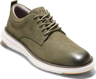 Cole Haan Grand Remix Derby in Dusty Olive Nubuck /Raven at Nordstrom Rack, Size 10.5