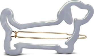 Thom Browne Hector dog-shape hair clip - Grey
