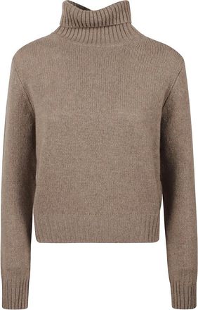 Be You Cd 4010F6 Cuello alto - Knitwear - Mujer - Marr&oacute;n - M